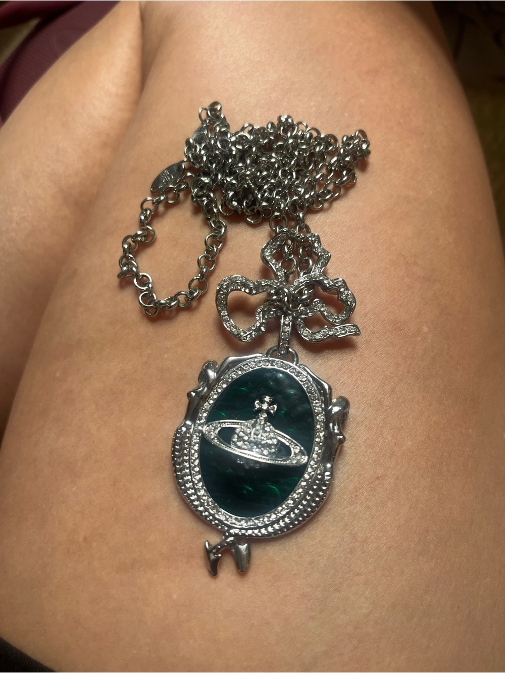 Vivienne Westwood Large Mermaid Saturn Pendant - rare